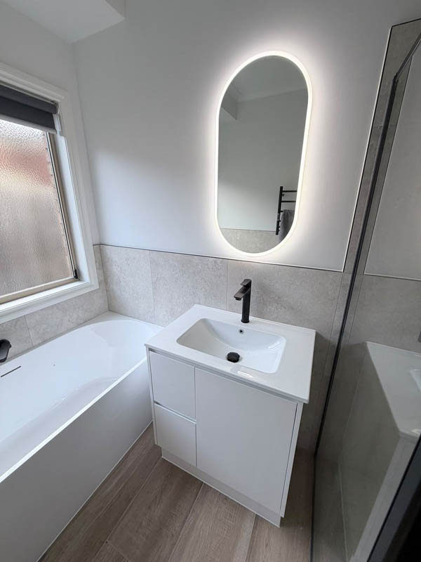 Complete bathroom renovation